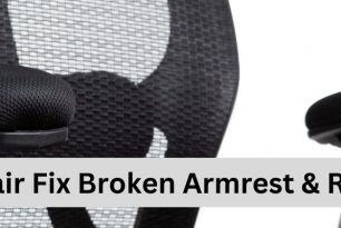 Office Chair Fix Broken Armrest & Replacement