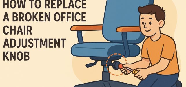 How to Replace a Broken Office Chair Adjustment Knob